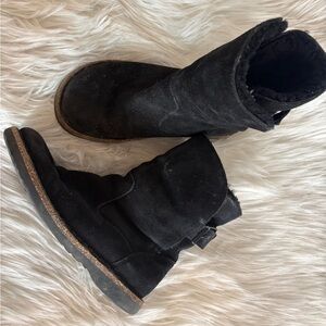 Birkenstock Charcoal Suede Winter Boots